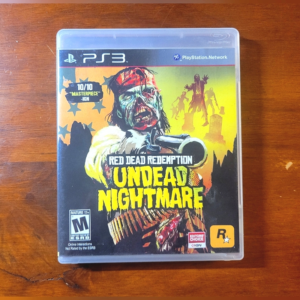 PS3 Red Dead Redemption Undead Nightmare Game Pre-Owned Playstation Console